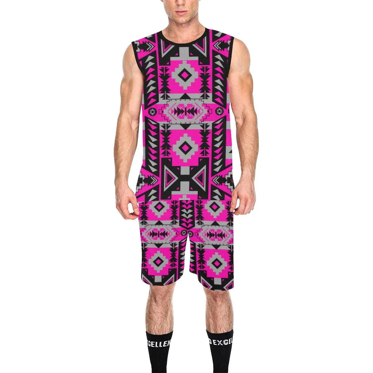 Chiefs Mountain Sunset Basketball Uniform