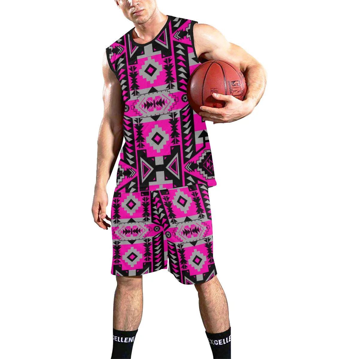 Chiefs Mountain Sunset Basketball Uniform