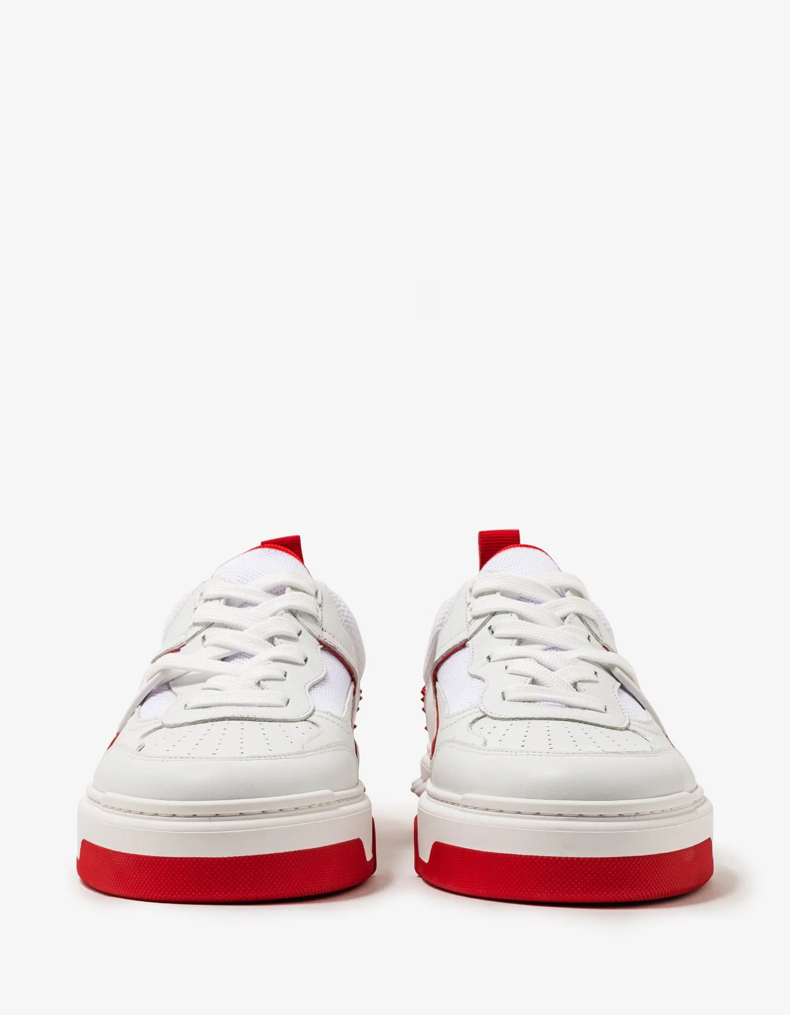 Christian Louboutin Astroloubi White & Red Trainers -