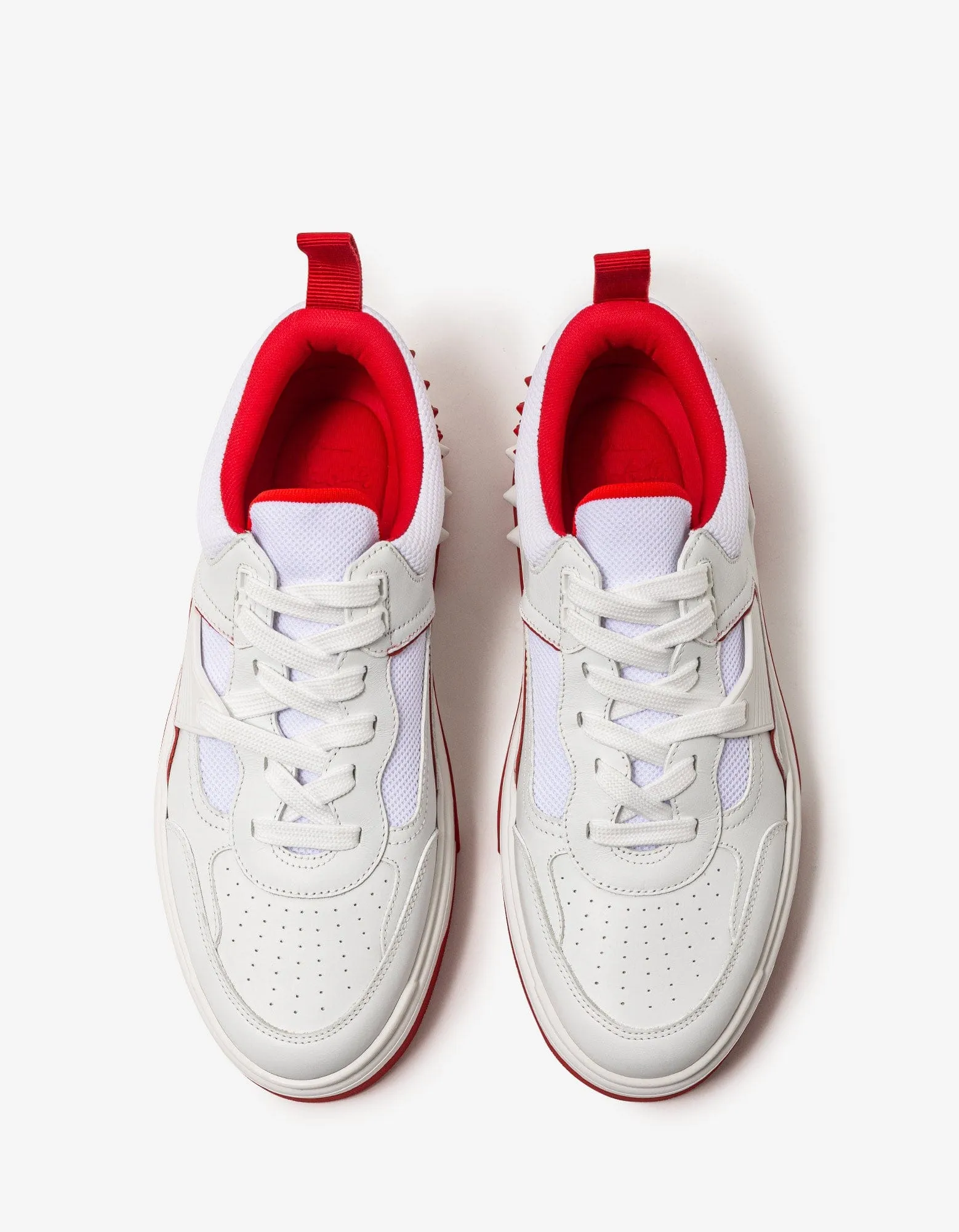 Christian Louboutin Astroloubi White & Red Trainers -