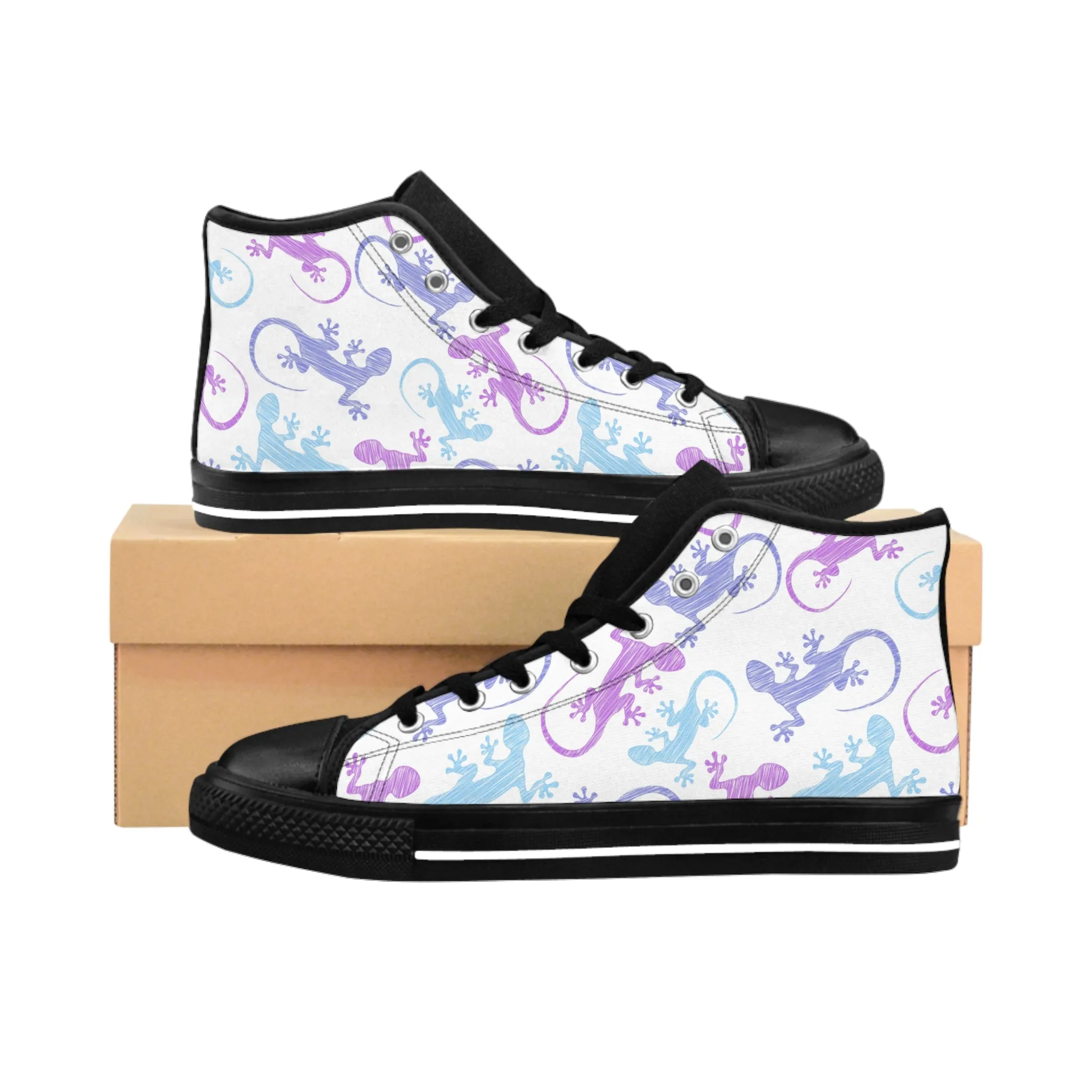 Colorful Gecko Women's Classic Sneakers