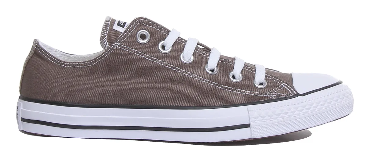 Converse All Star Low Trainer In Charcoal For Men