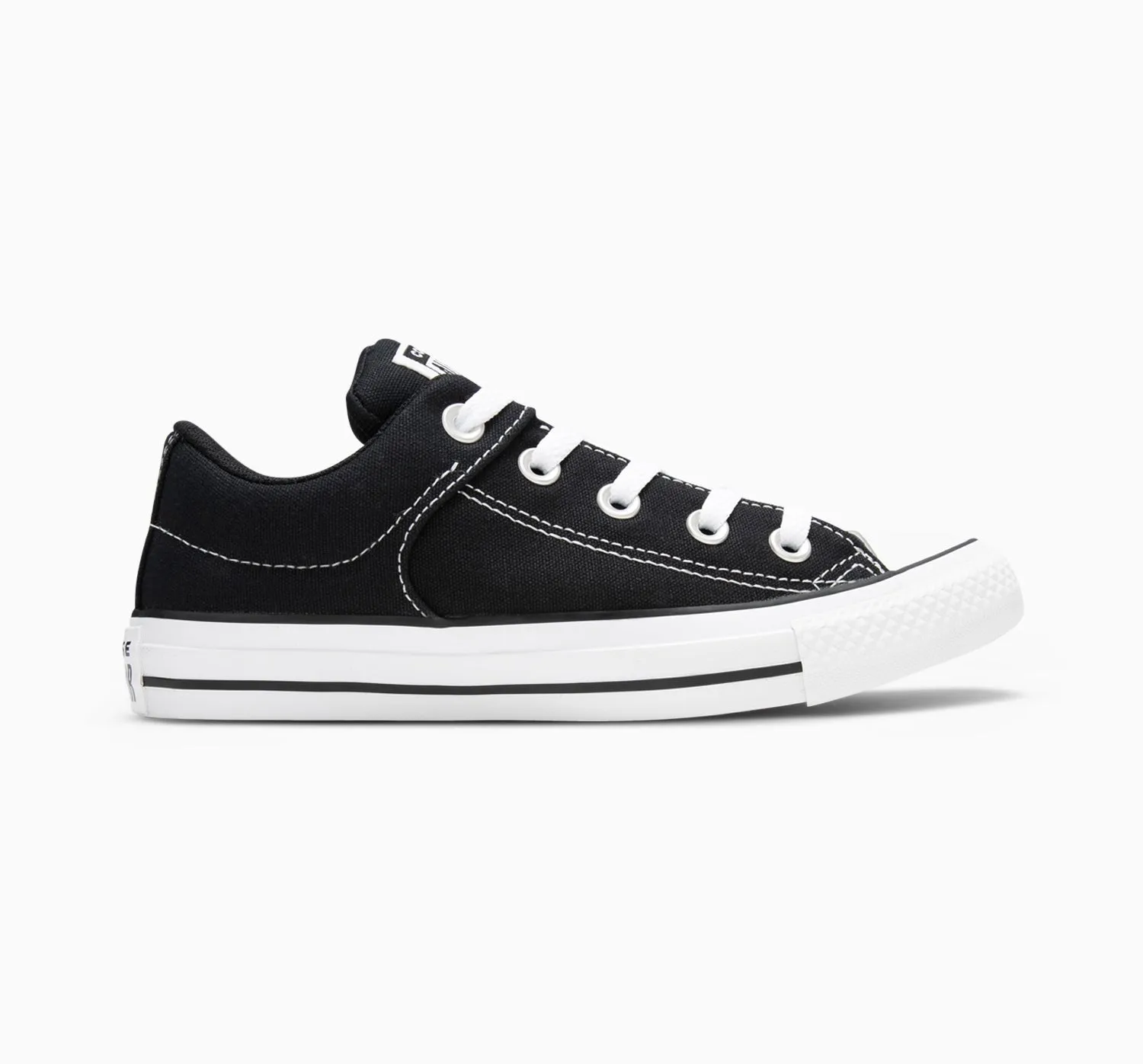 CONVERSE UNISEX CHUCK-TAYLOR ALL STAR STREET LOW TOP BLACK SHOE