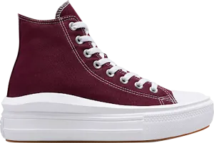 Converse Wmns Chuck Taylor All Star Move Platform High Dark Beetroot Sneakers, Red