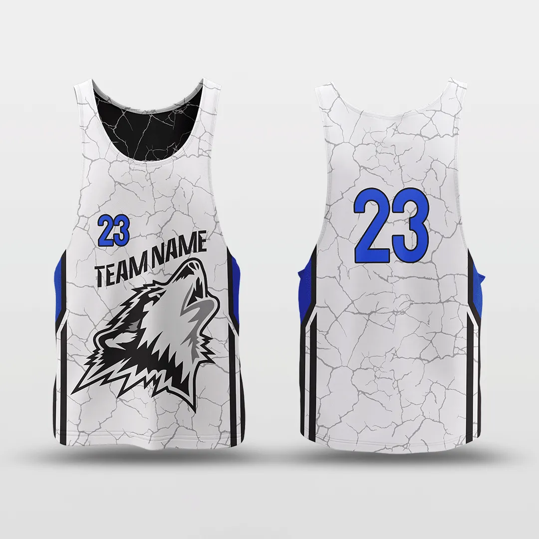 Cracking - Customized Reversible Quick Dry Basketball Jersey