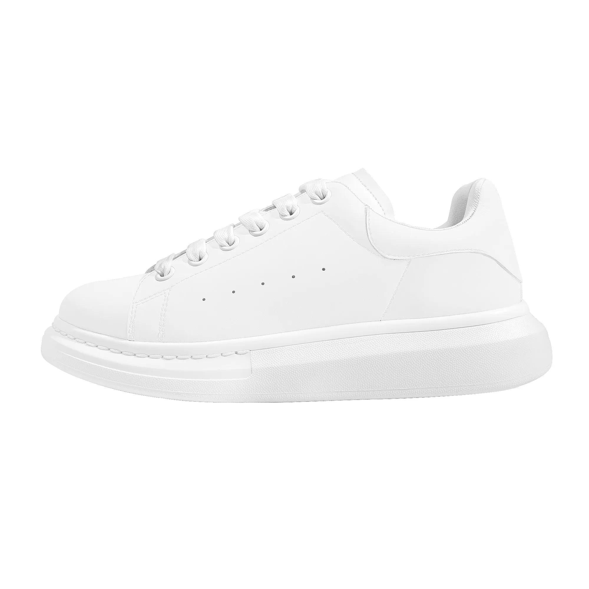 Create Your Own - Platform Low Top Shoes - White