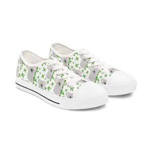 Cute Kaola Bear Women's Low Top Sneakers