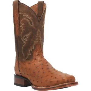 Dan Post DP4874 11" Alamosa Bay Apache Full Quill Ostrich Wide Square Toe Boot (SHOP IN-STORE TOO)