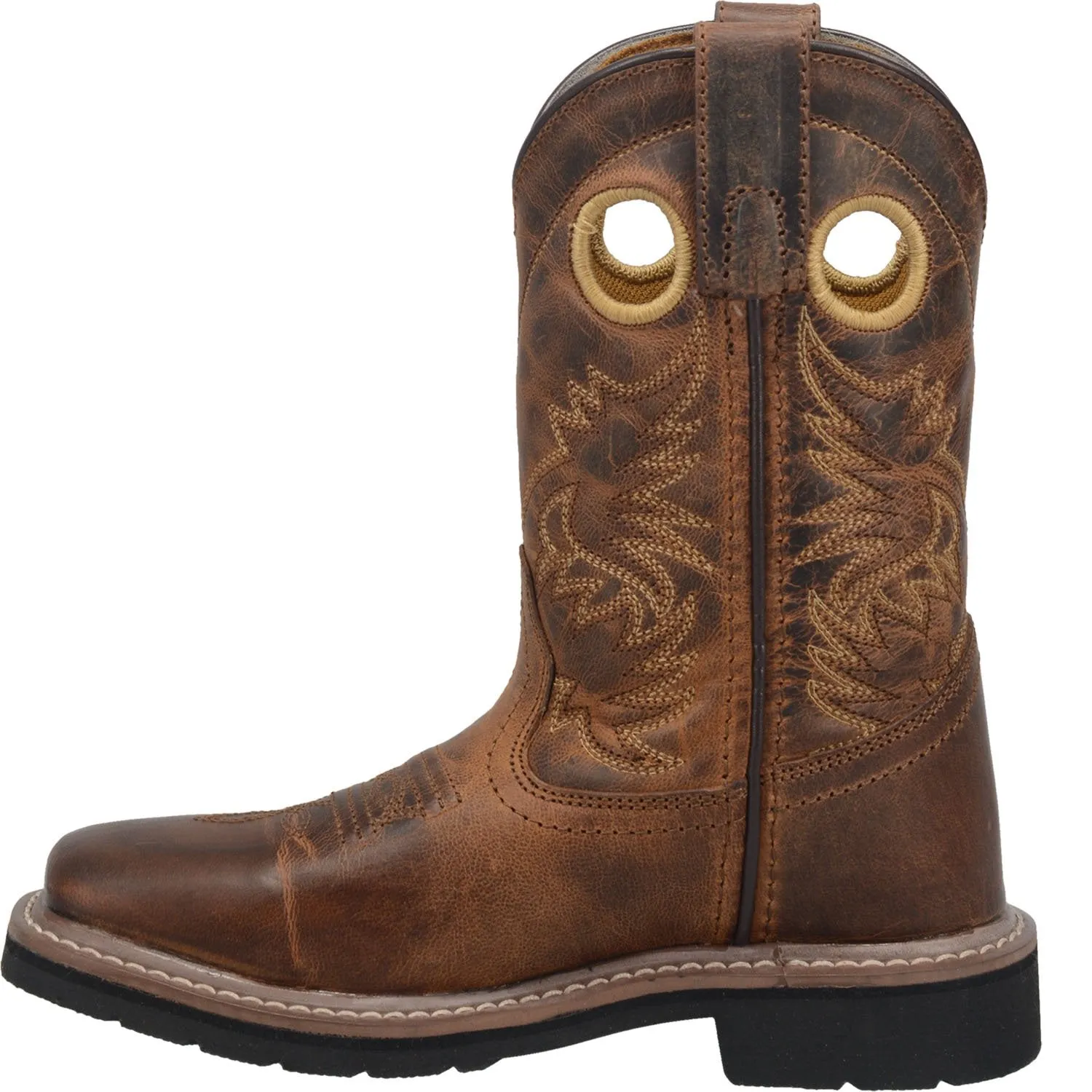 DAN POST KID'S AMARILLO LEATHER WESTERN BOOT (8.5-3) - DPC2932