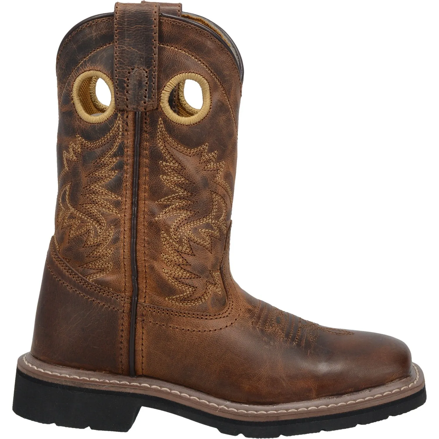 DAN POST KID'S AMARILLO LEATHER WESTERN BOOT (8.5-3) - DPC2932