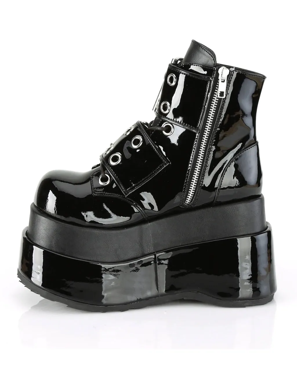 DEMONIA BEAR-104 - BLACK PATENT ✰ PRE ORDER ✰