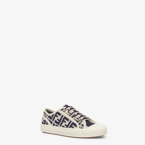 Domino Sneakers Blue Canvas