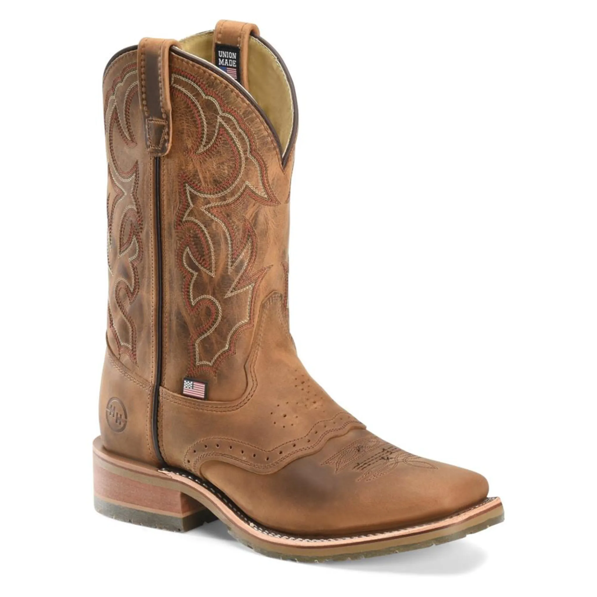 DOUBLE H MEN'S JASE SQUARE TOE WESTERN BOOT - DH3560