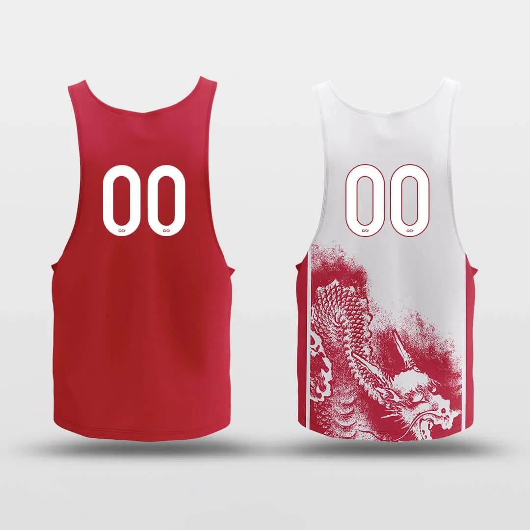 Dragon Hunt - Customized Reversible Basketball Jersey Top Quick Dry