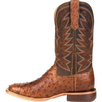 DURANGO MEN'S OSTRICH SQUARE TOE WESTERN BOOT - DDB0272