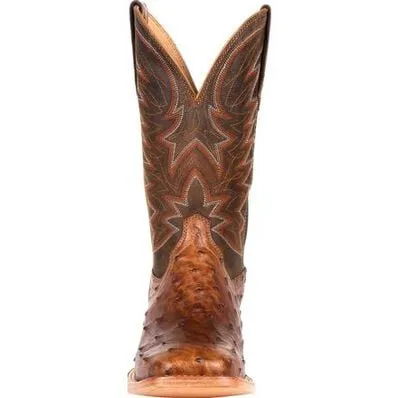 DURANGO MEN'S OSTRICH SQUARE TOE WESTERN BOOT - DDB0272