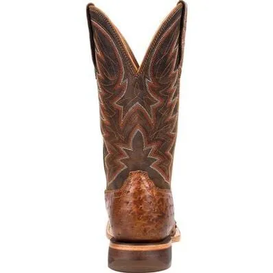 DURANGO MEN'S OSTRICH SQUARE TOE WESTERN BOOT - DDB0272