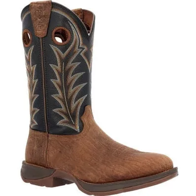 Durango Men's Rebel 12" Round Toe Western Work Boot -Oak Bark- DDB0428