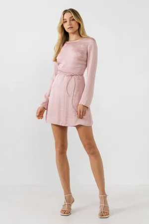 Endless Rose - Satin Flare Dress