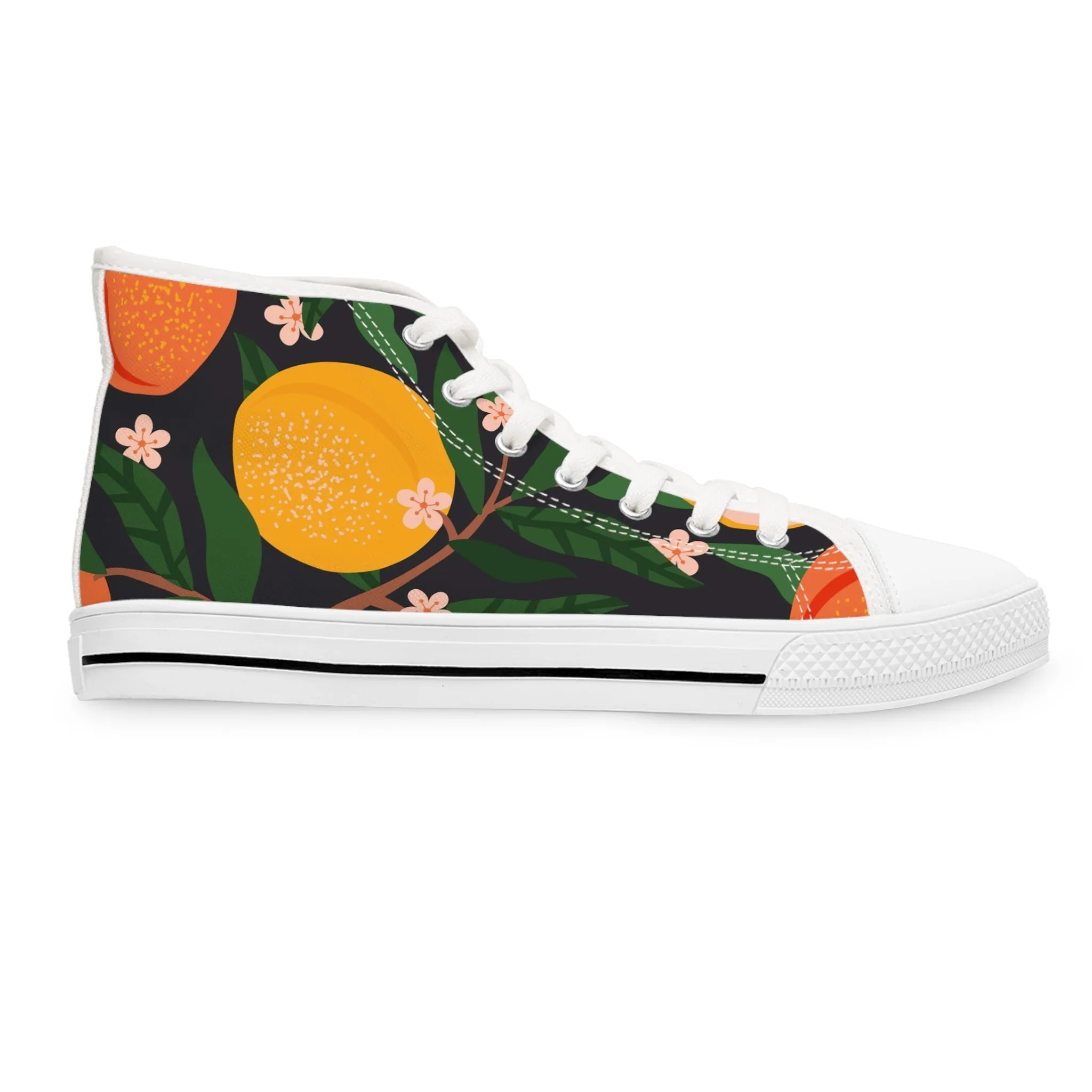 Fruit and Flowers Women's High Top Sneakers