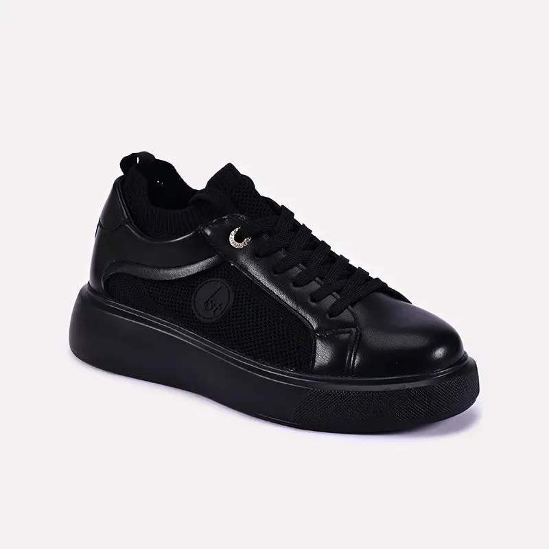 Glimmer Black Platform Sneakers 0440700