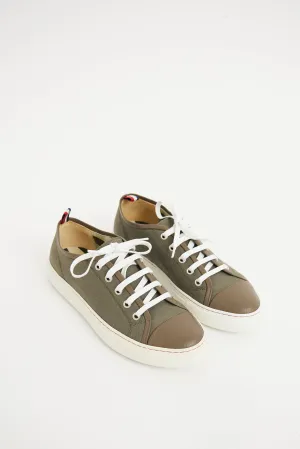 Green Canvas Gamma Sneaker