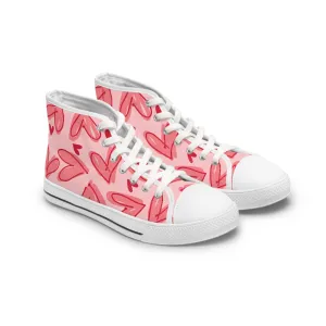 Hearts Women's High Top Sneakers