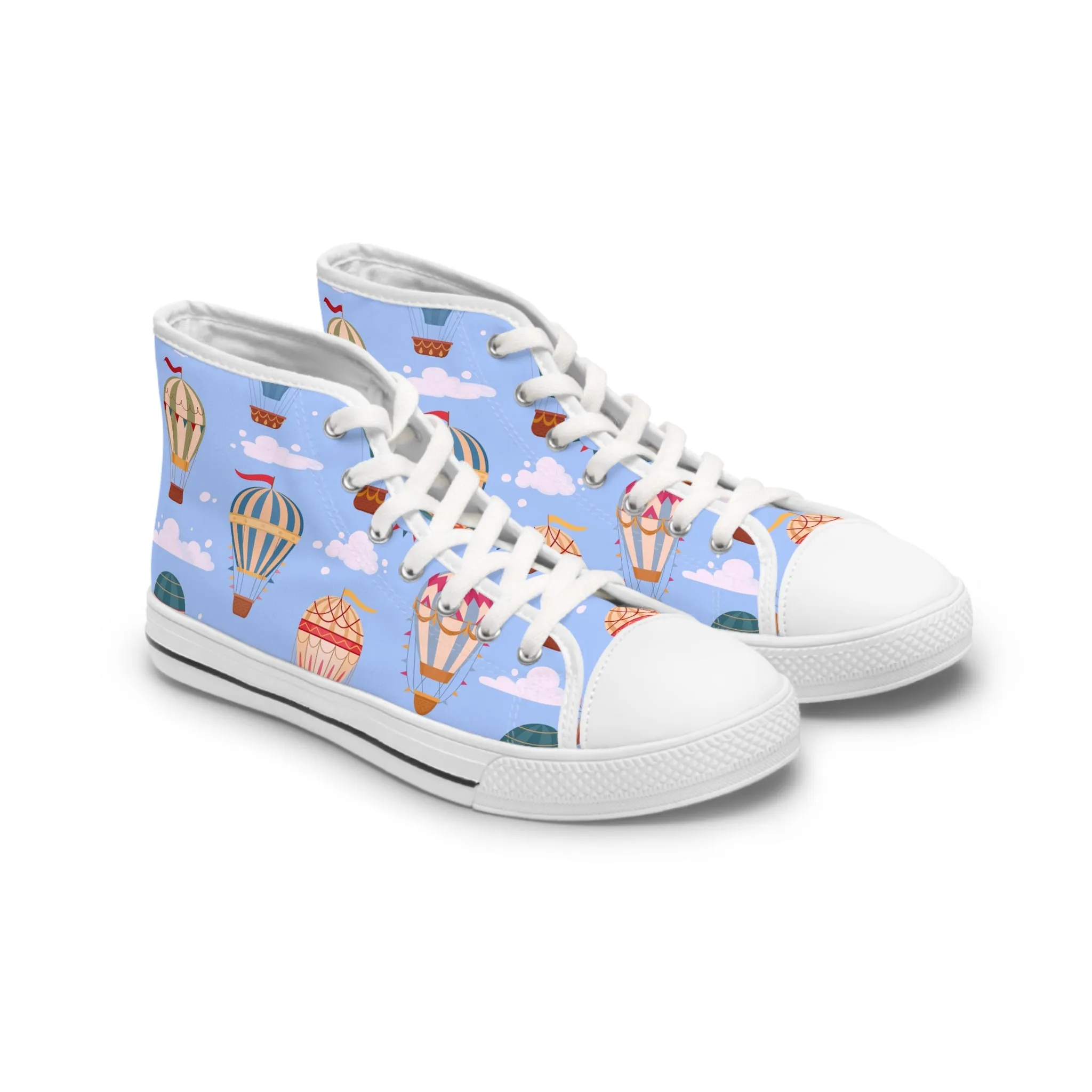 Hot Air Balloons Women's High Top Sneakers