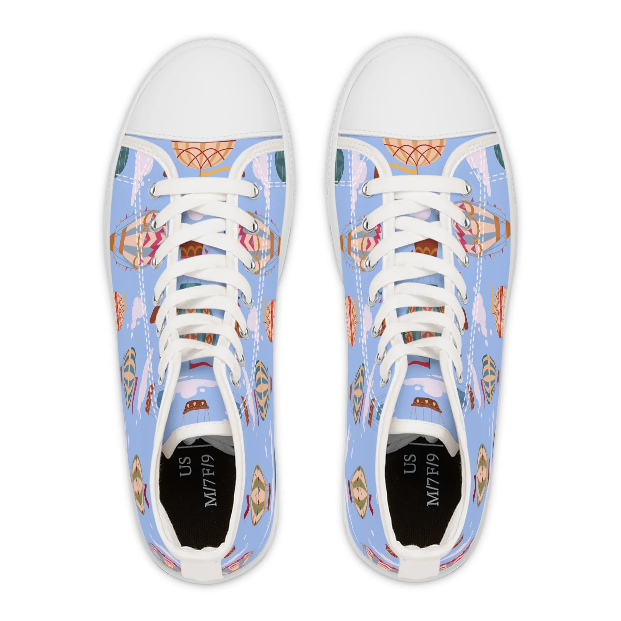 Hot Air Balloons Women's High Top Sneakers