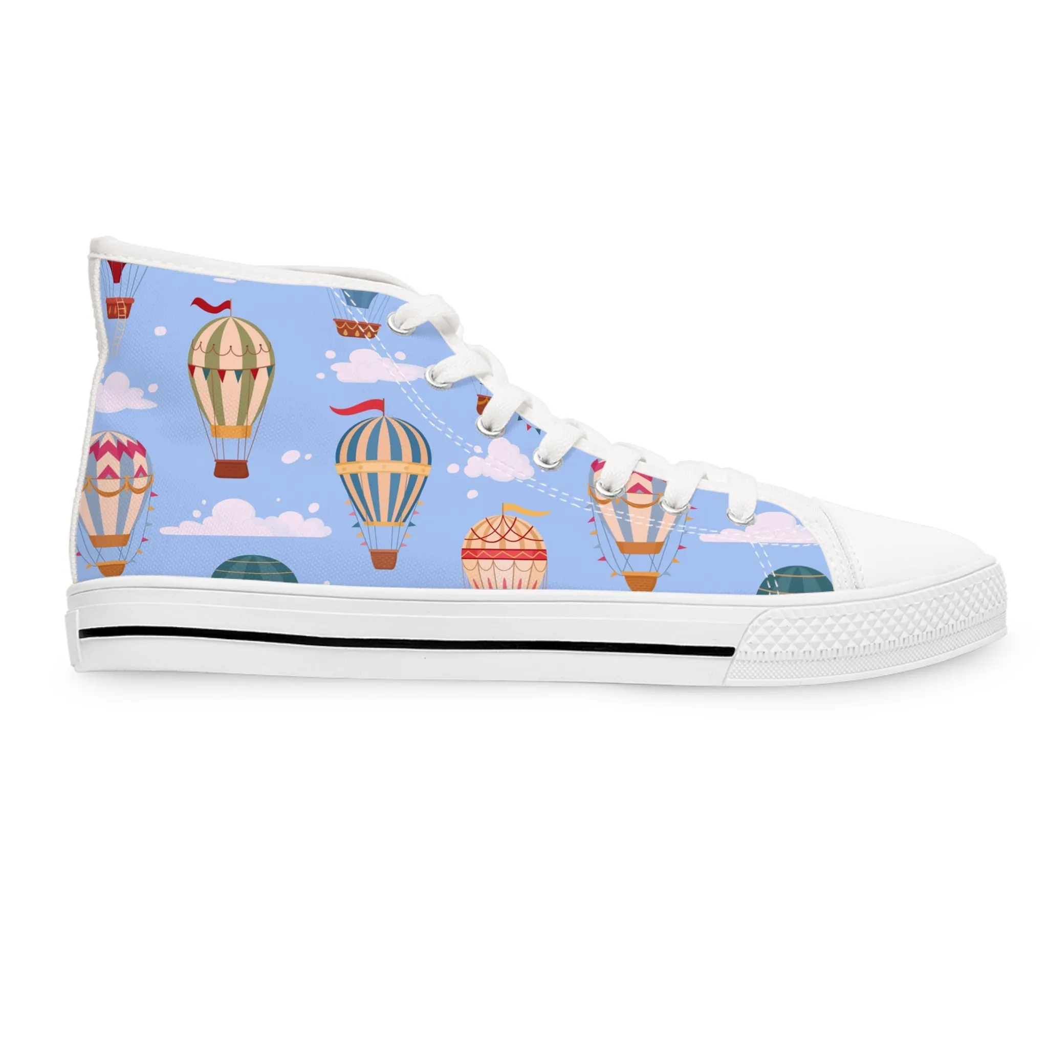 Hot Air Balloons Women's High Top Sneakers