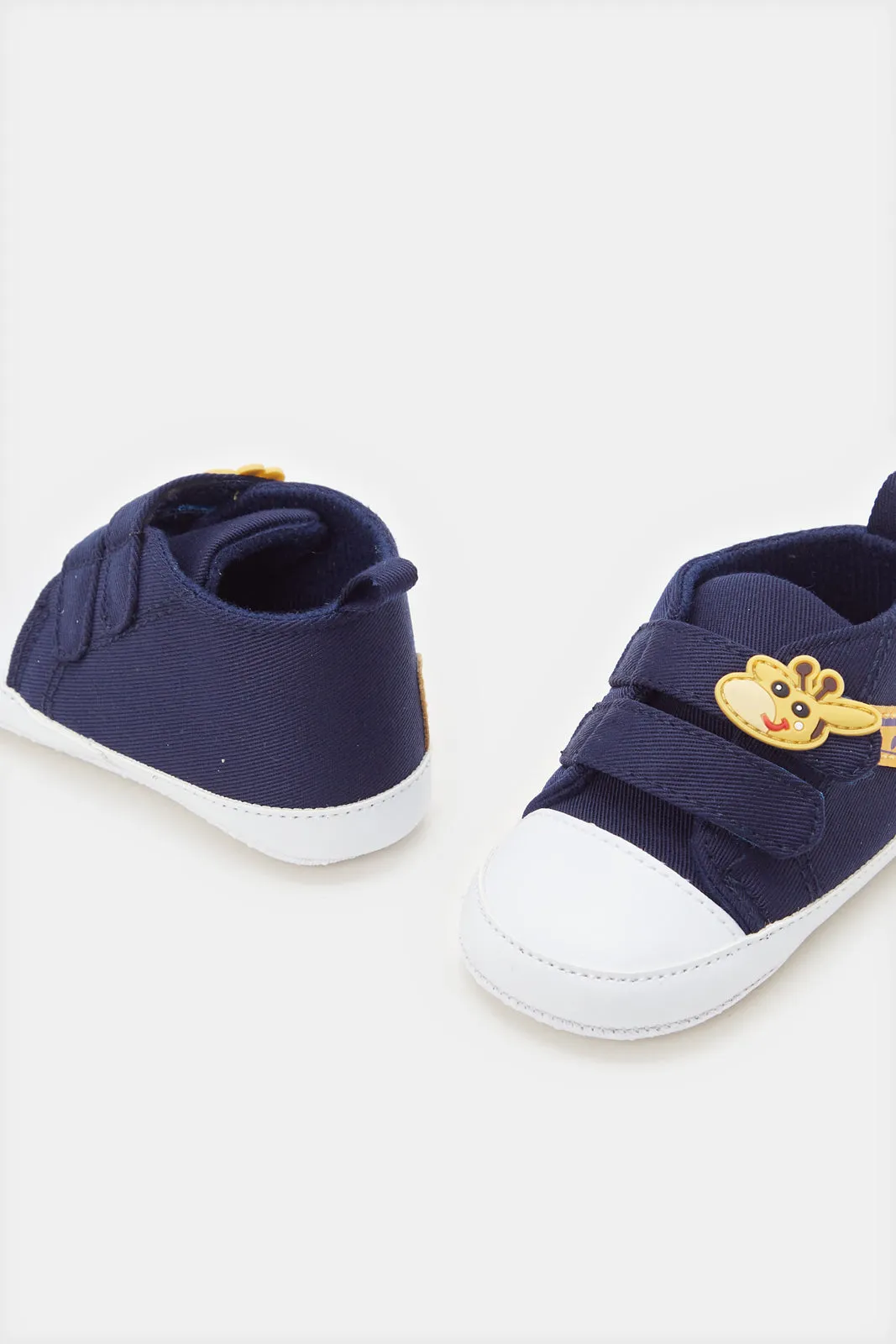 Infant Boys Navy With Animal Patch Pram