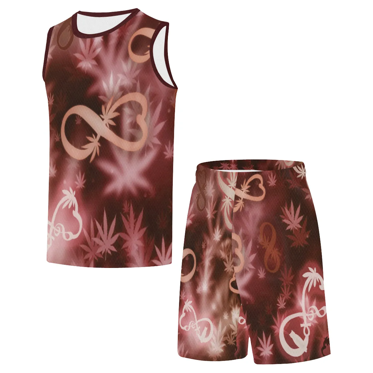 INFINITY RED COSMOS Basketball Uniform