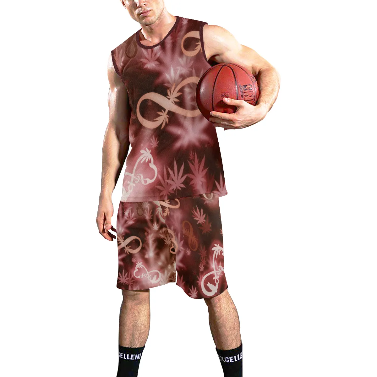 INFINITY RED COSMOS Basketball Uniform