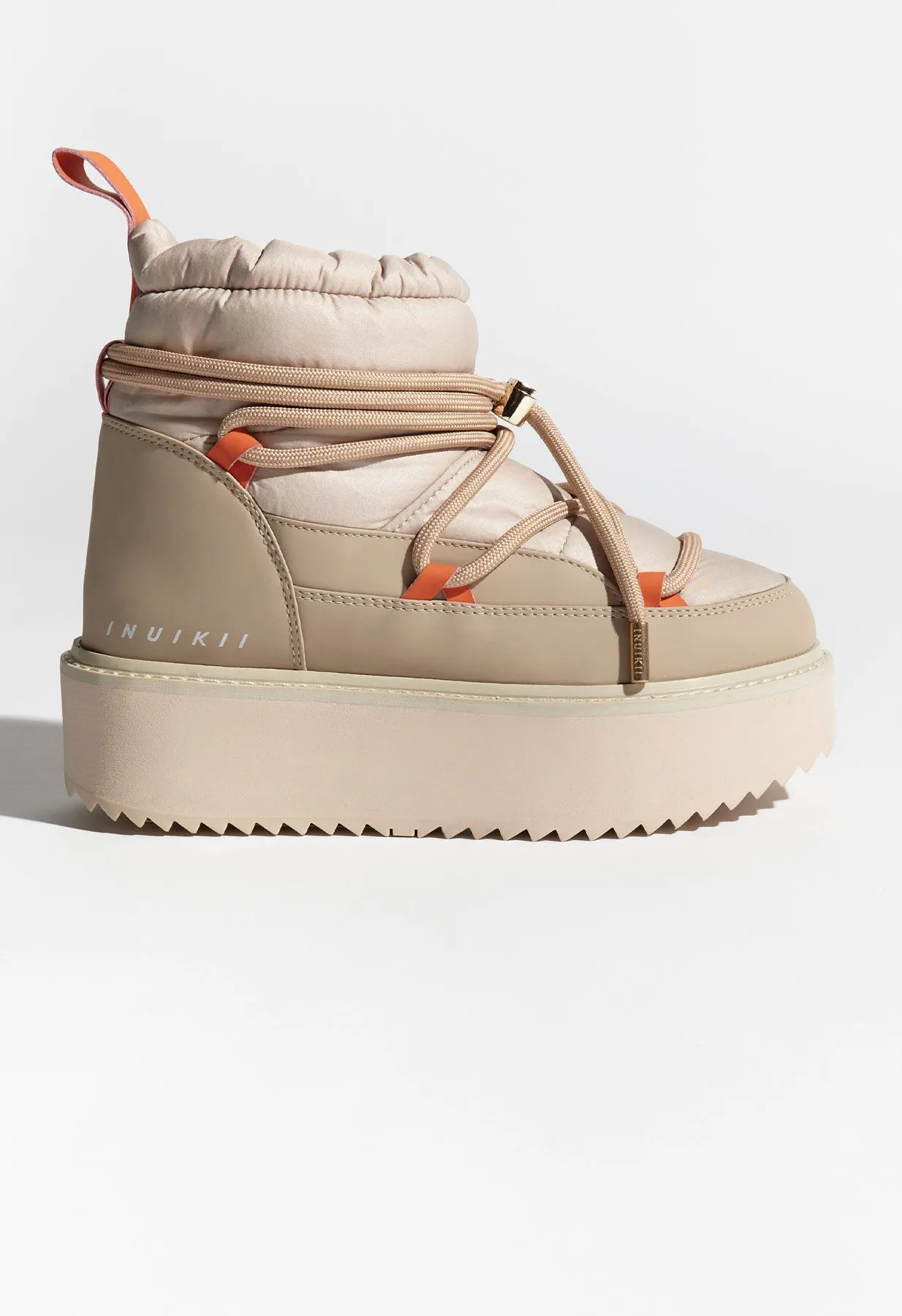 Inuikii Tech Platform Winter Boot in Beige