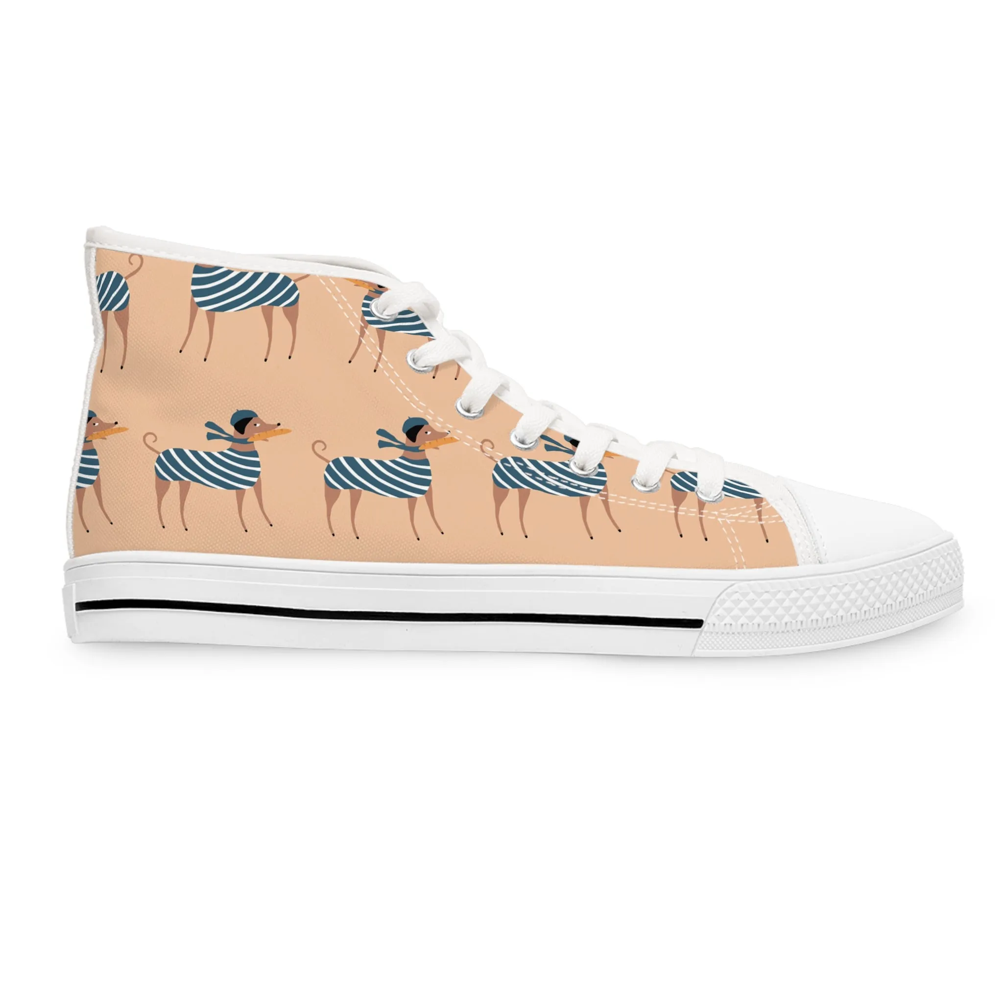 Italian Greyhound Women's High Top Sneakers