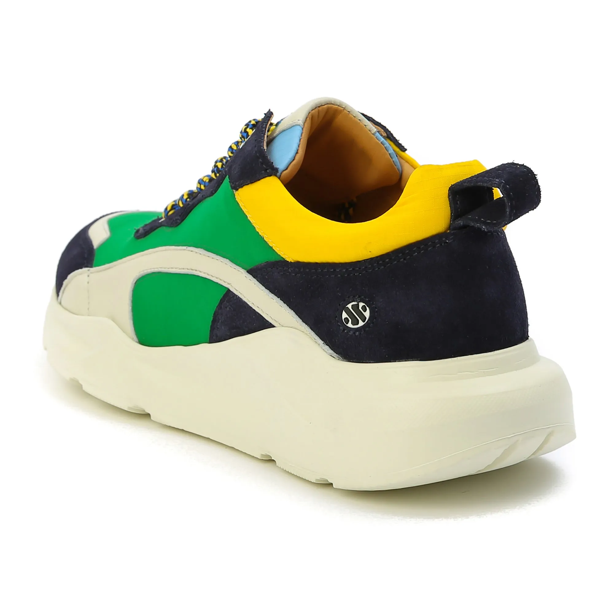 IZZI platform sneaker men - green multi