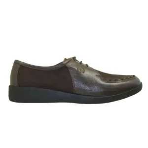 Johnny Famous Bally Style Delancey Men's Cafe Brown Leather Low Tops