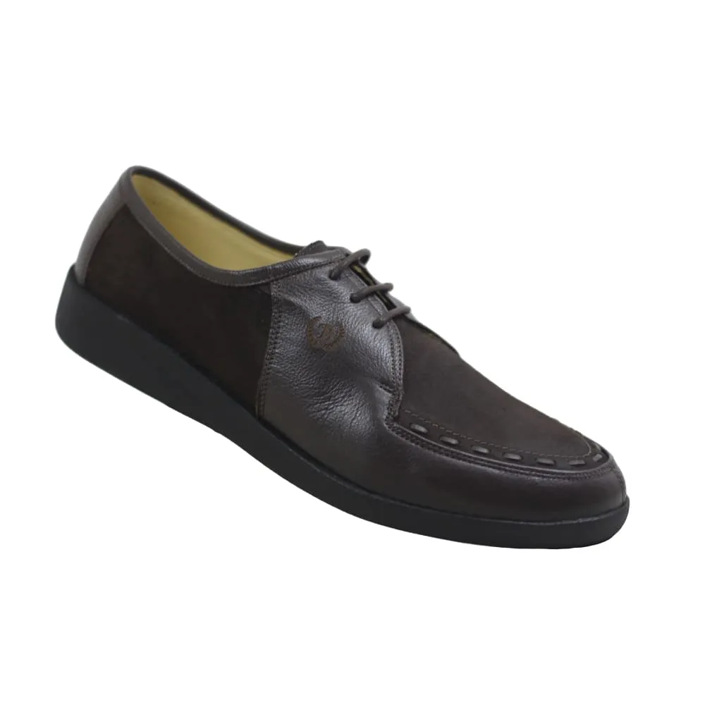 Johnny Famous Bally Style Delancey Men's Cafe Brown Leather Low Tops