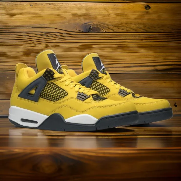 JORDAN 4 ~Yellow Lightning~ basketball sneakers ~Size 13~ (Men’s)