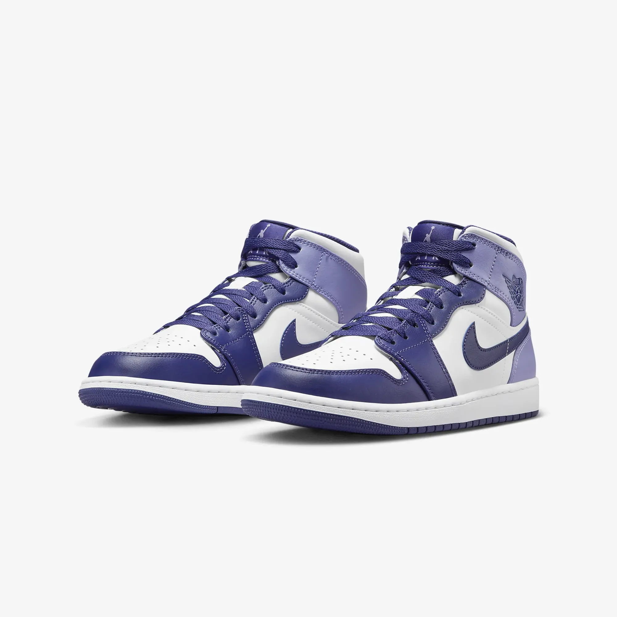 Jordan | AIR JORDAN 1 MID  { SKY J PURPLE/SKY J PURPLE-WHITE