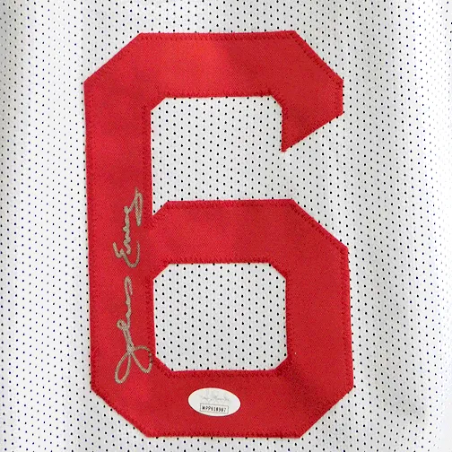 Julius Erving Dr. J Autographed Pro Style White Stat Basketball Jersey JSA