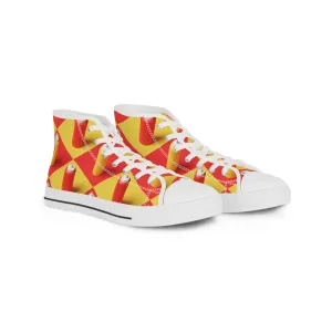 Ketchup and Mustard Men's High Top Sneakers