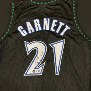 Kevin Garnett Autographed Pro-Style "Sota" Jersey (Numbered Edition)