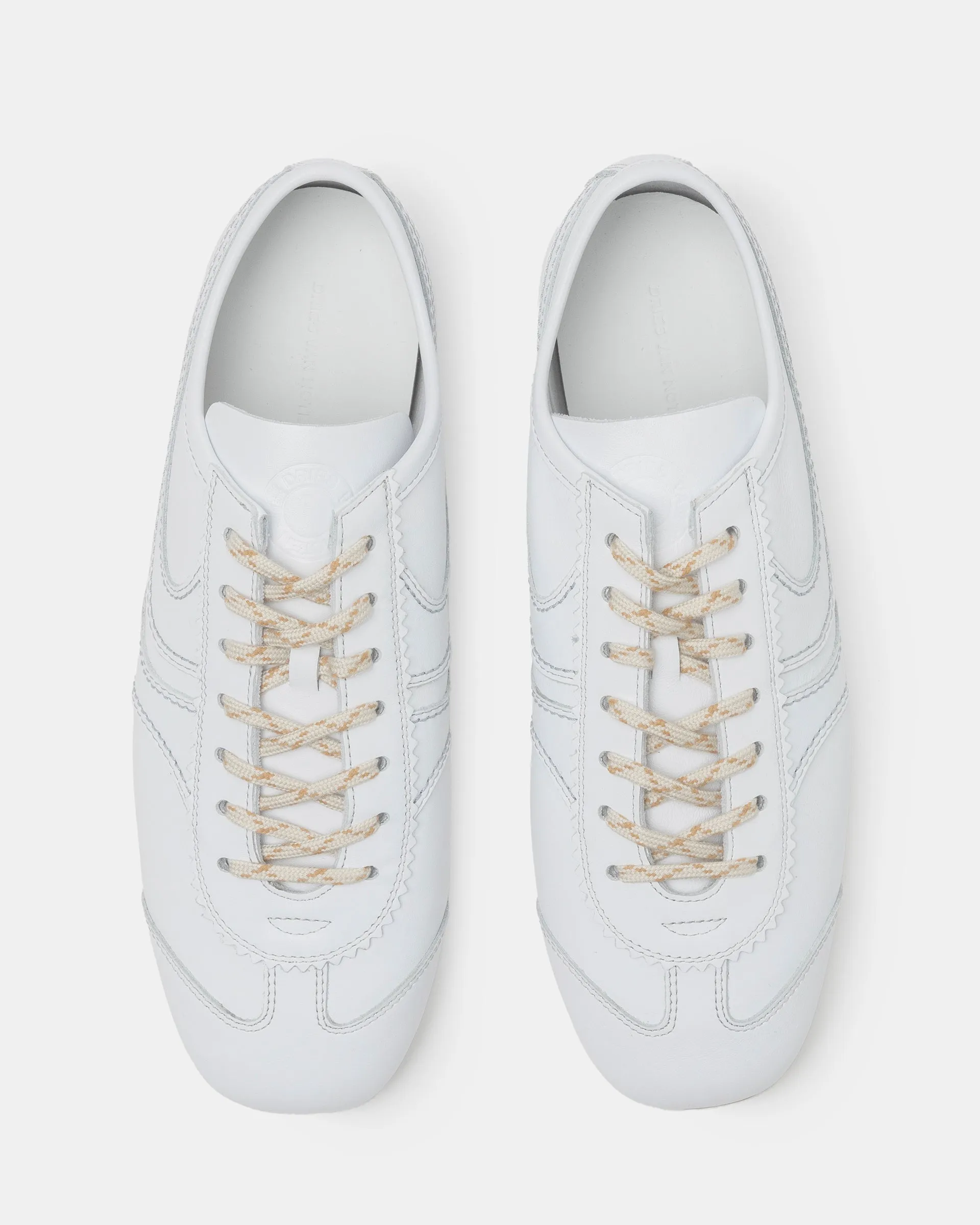 Leather Sneakers in White