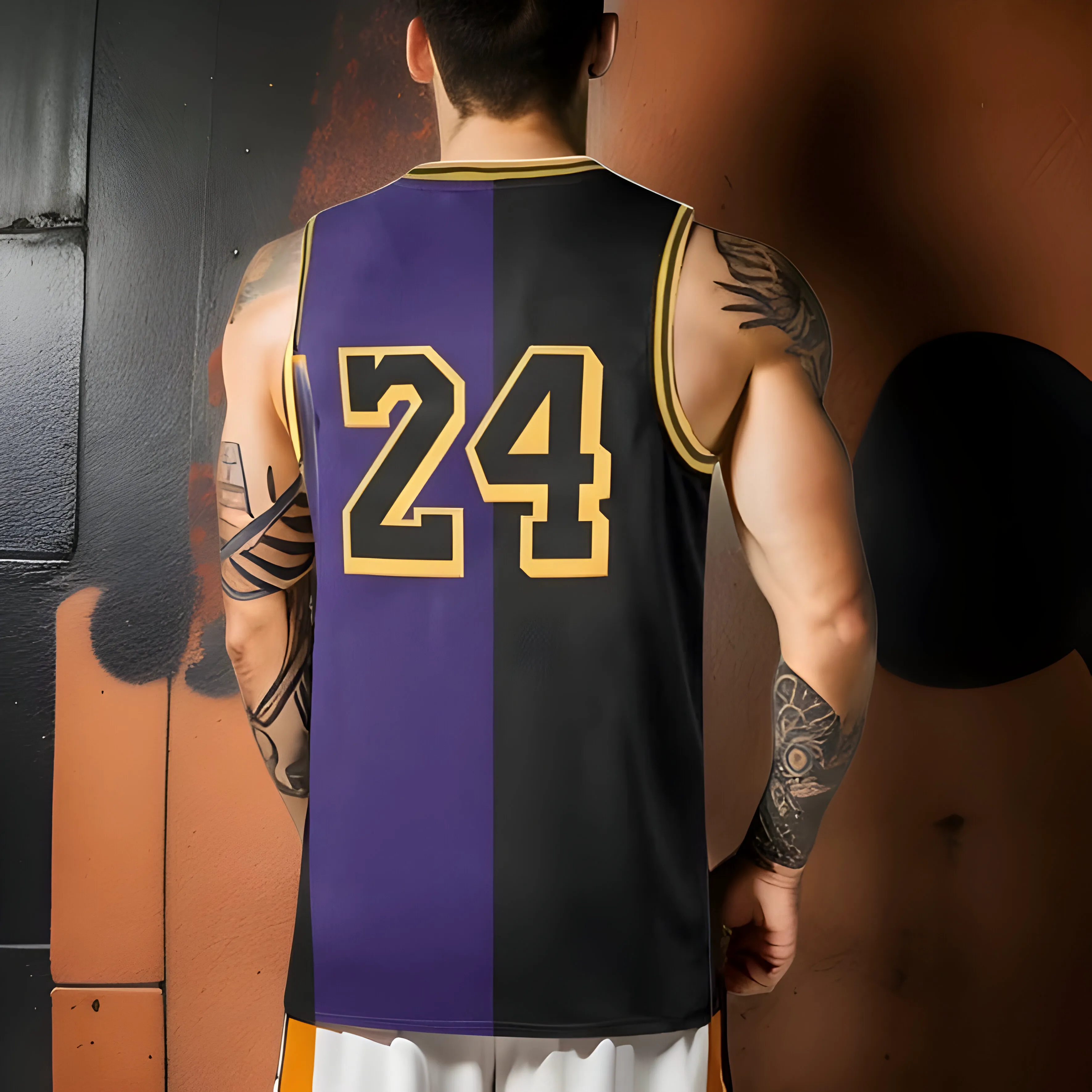 *LEGEND 24/8* Two Tone Basketball Jerseys (Stitched Logos & Numbers)