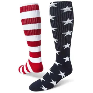 Made in USA American Flag Knee High Socks