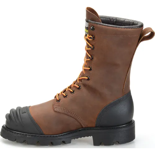 Matterhorn Men's Copper 10" Steel Toe WP Metguard USA Made Work Boot - MT910