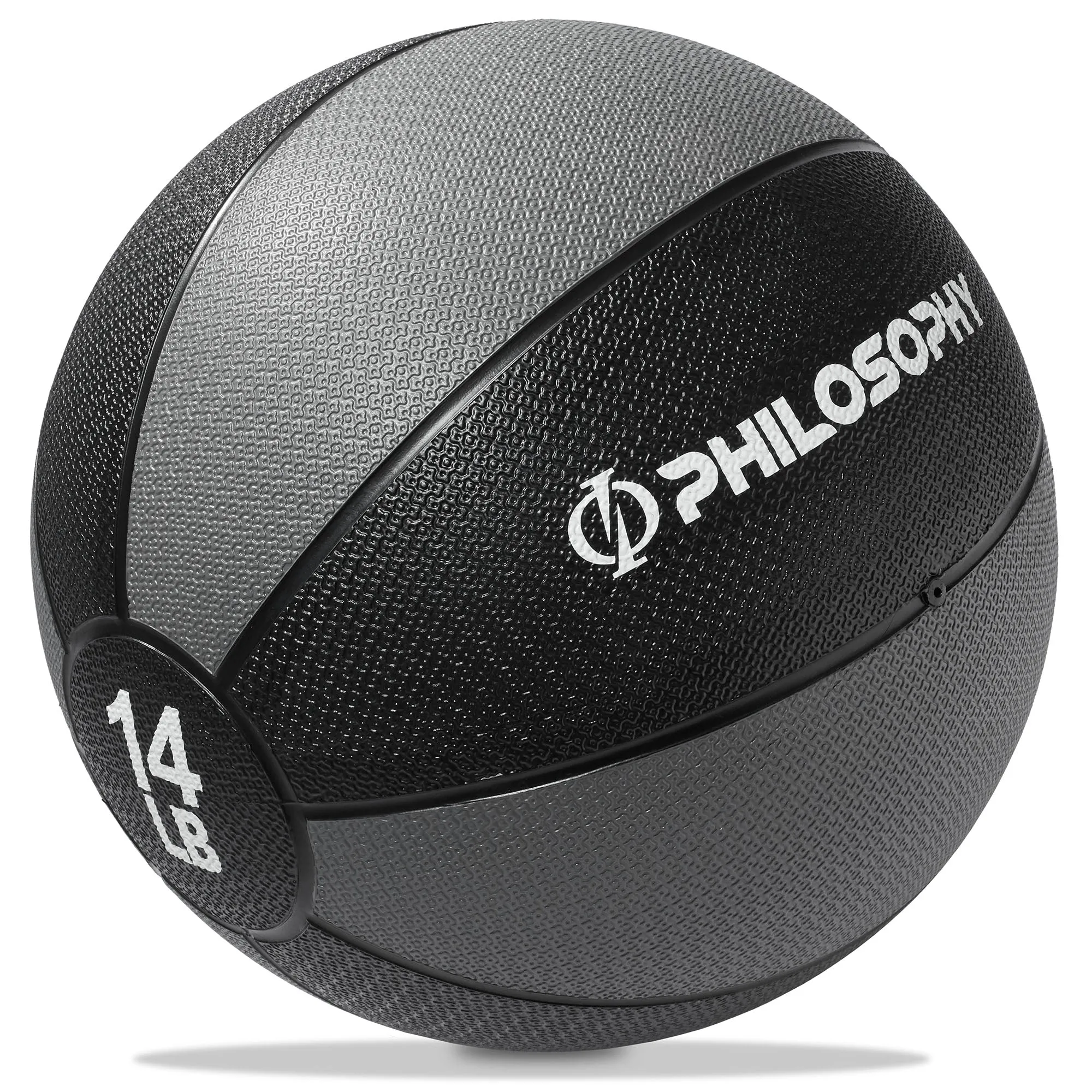 Medicine Ball - Weighted Fitness Ball, Non-Slip Grip