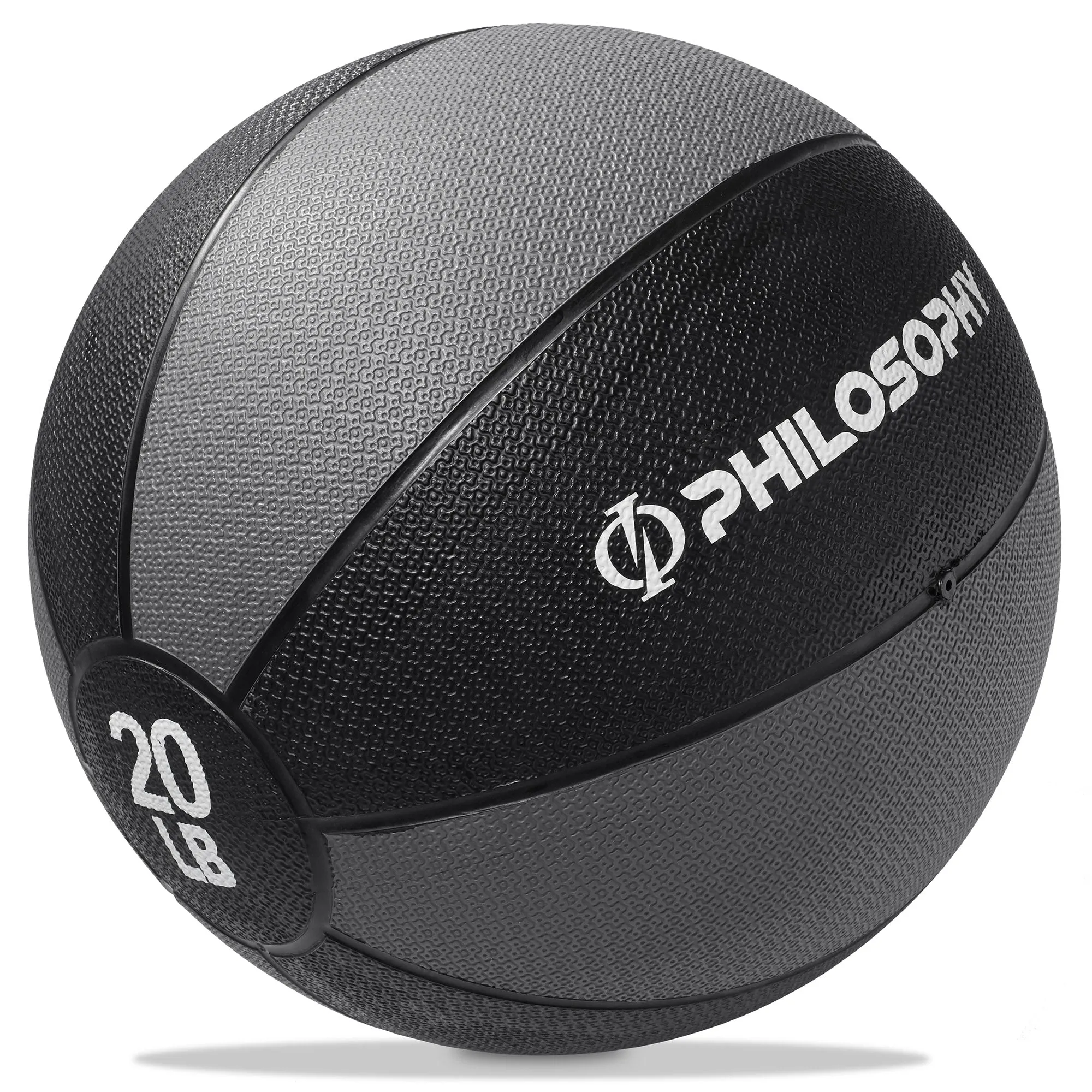 Medicine Ball - Weighted Fitness Ball, Non-Slip Grip