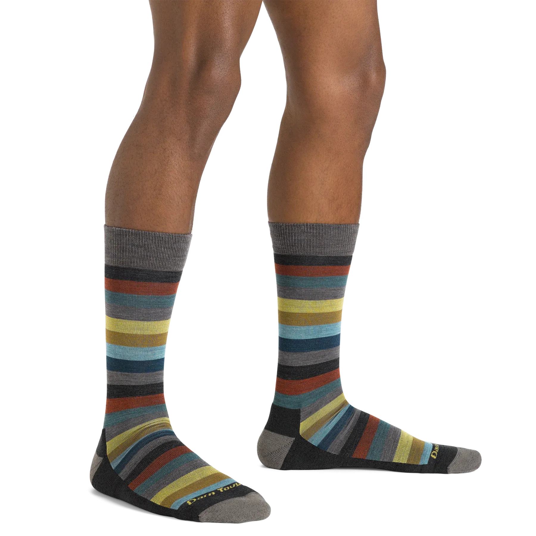 Merlin Stripe Crew Lightweight Lifestyle Sock w/ Cushion Socks (Men's) - D6113M